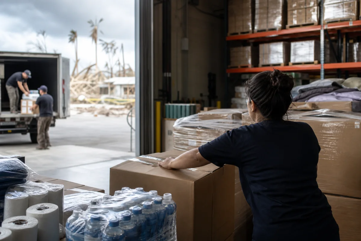 How Amazon’s Disaster Relief hubs help communities when every minute counts